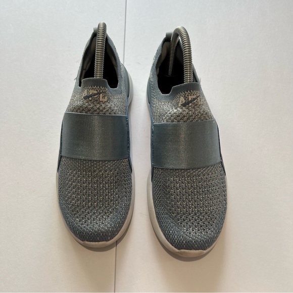 APL Techloom Bliss Sneaker Mesh Knit Light Blue Slip On Womens Sz 6.5 Eur 36.5 - Picture 3 of 15
